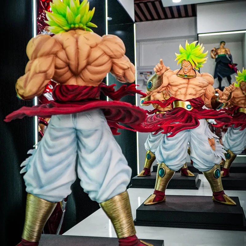 Jt estátua dragon ball z broly figura sj3 super saiyan broly figuras de ação 50cm modelo pvc brinquedo legal decoração do quarto meninos presente