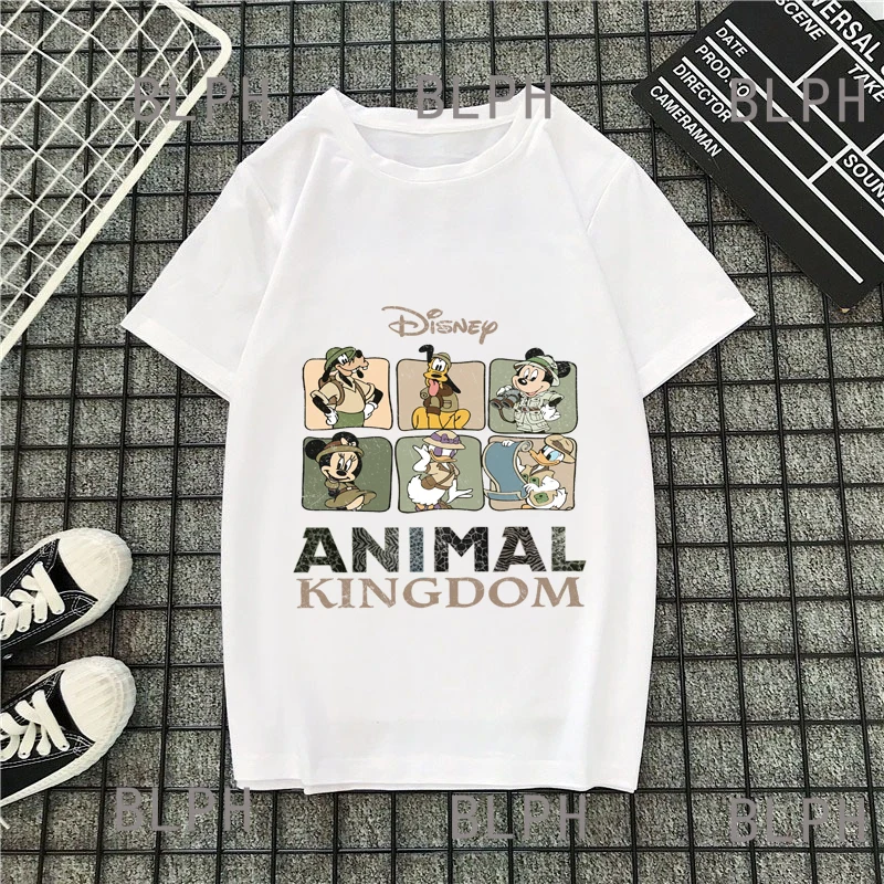 

Спортивная футболка с принтом Харадзюку для родителей и детей, мужские и женские летние топы с короткими рукавами и Микки Маусом Диснея для мальчиков и девочек