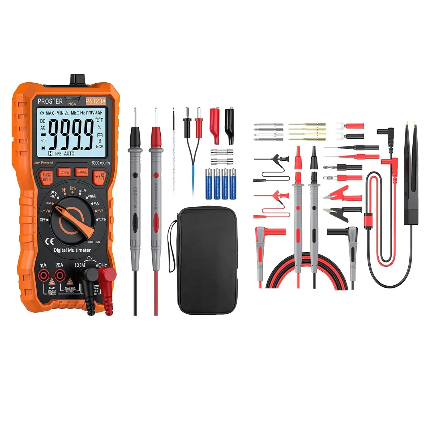 Multimeter Digital - Kit Kabel Uji