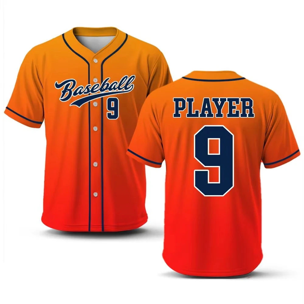 

2026 New Authentic Baseball Uniform Summer Outdoor Comfortable and Breathable Sportswear Unisex Baseball Fans Can Customize Tops