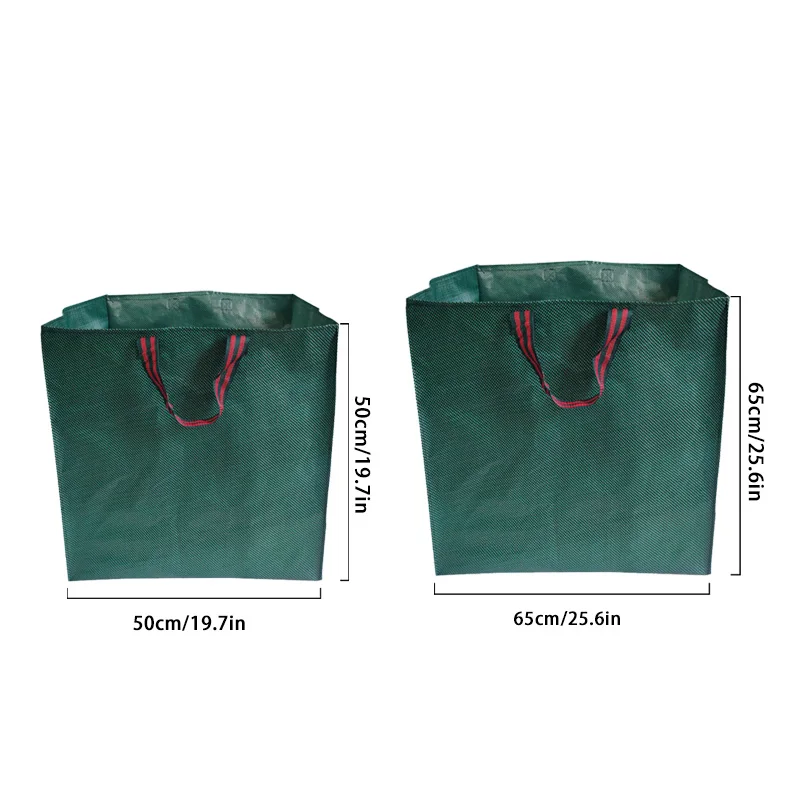 125/270L Leaf Bags Reusable Lawn Bags Garden Clippings Bags Yard Trash Bags Harvest Straw Bags Large Capacity Yard Trash Bags