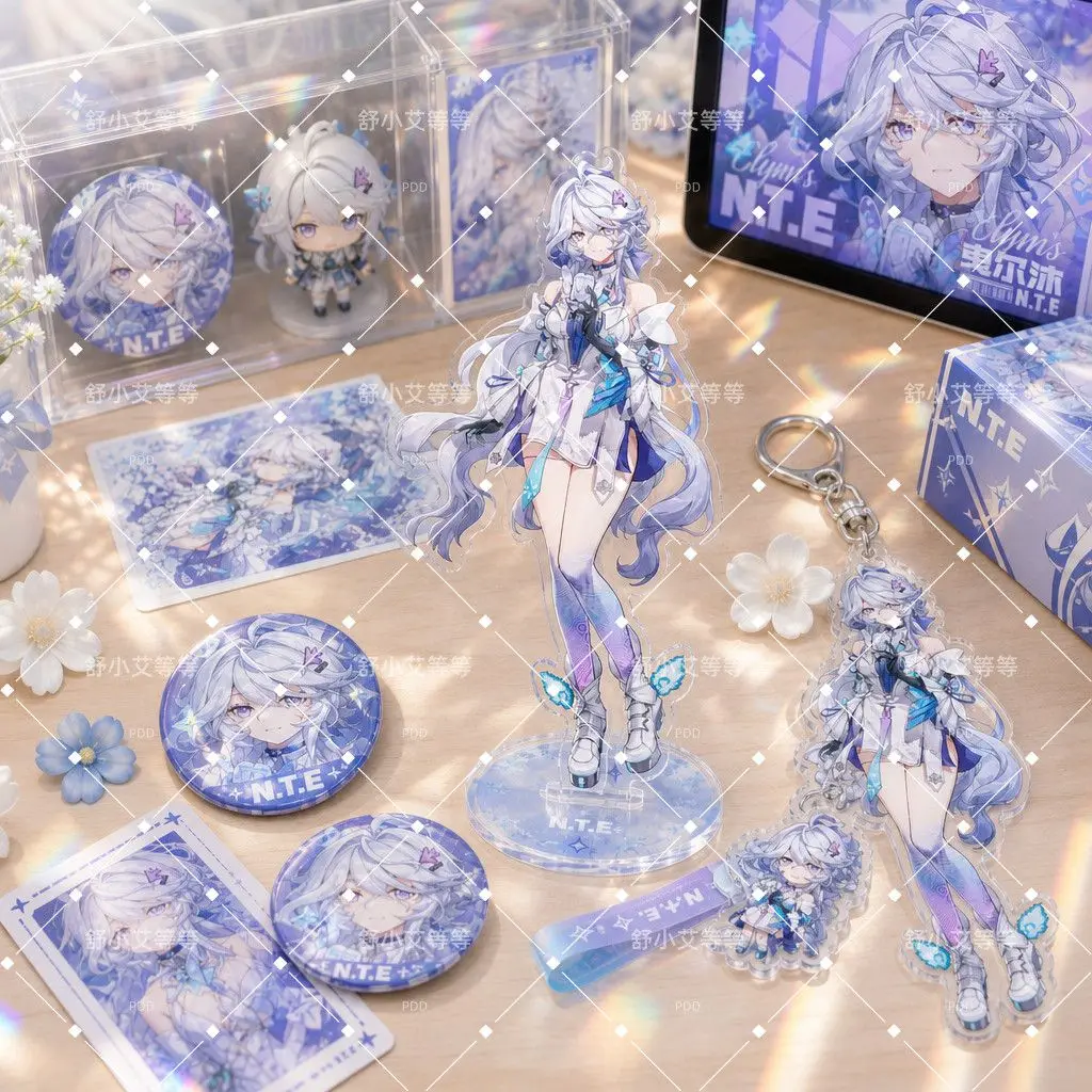 Neverness to Everness(NTE) Elyms Acrylic Stand Anime Model Figure Desktop Display Decor Fans Collection keychain Birthday Gift