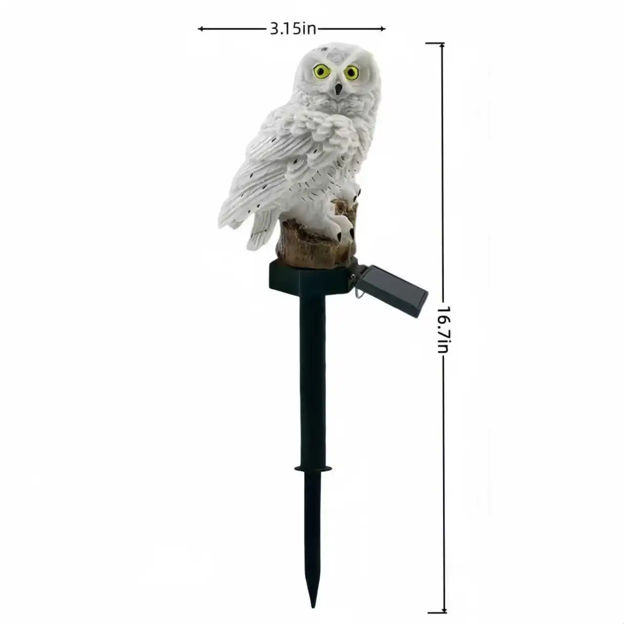 Solar Owl Garden Stake Light Outdoor Waterproof LED Statue Lamp Ideal Gift for Women and Owl Lovers for Patio Lawn Decoration