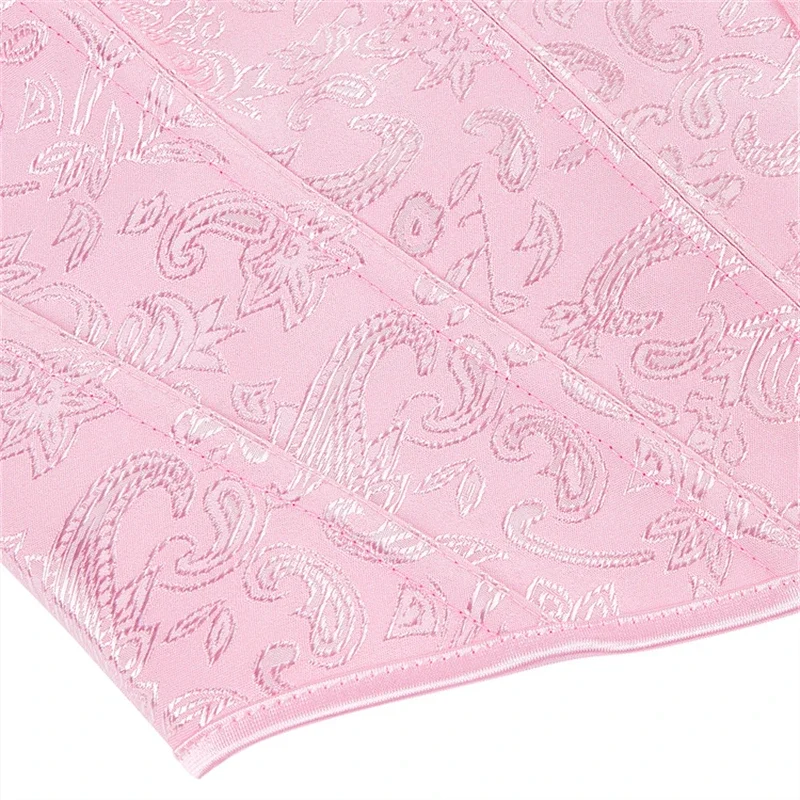 Feminino elegante overbust espartilhos colheita topos rosa rendas desossado bustiers gótico corpo shaper lingerie sexy basco korset