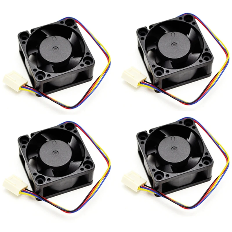 

4X For Jetson Nano Cooling Fan 5V, 4PIN Reverse-Proof,PWM Speed Adjustment, Strong Cooling Air