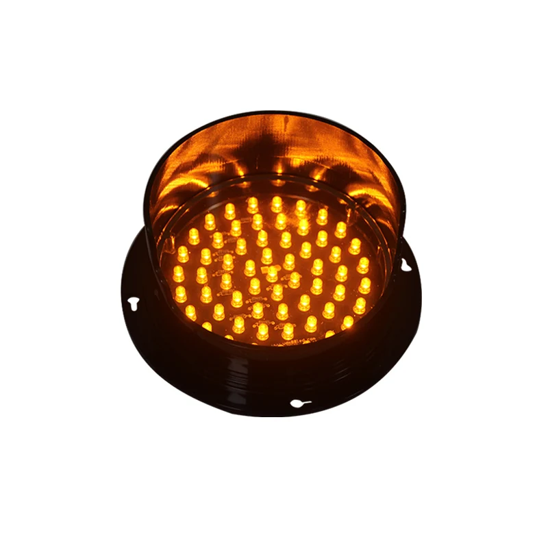 

DC24V unique design 125mm yellow LED light mini parking lots traffic lamp module