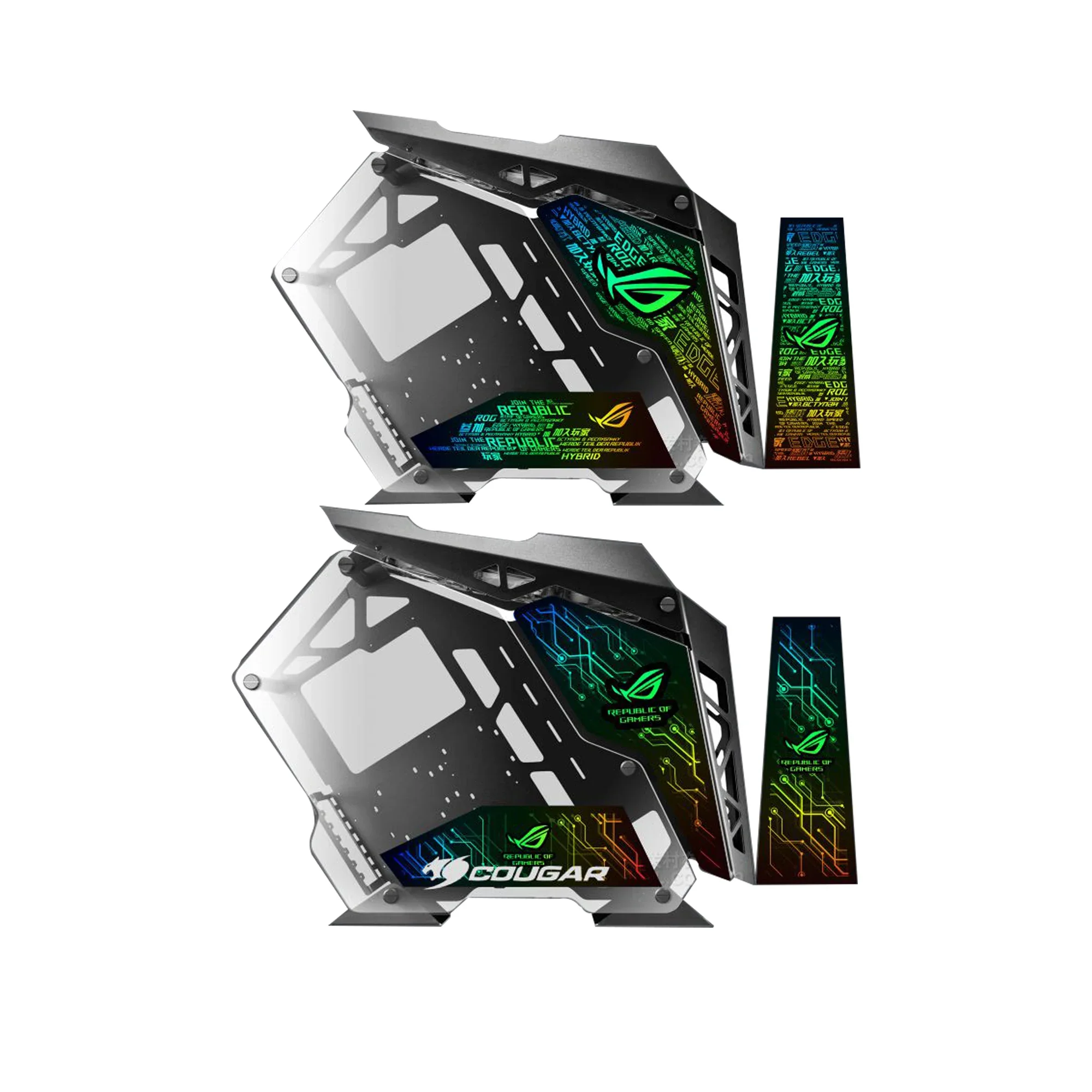 PC COUGAR CONQUEROR Chassis Light Panel AURA SYNC DIY Custom Image Supported