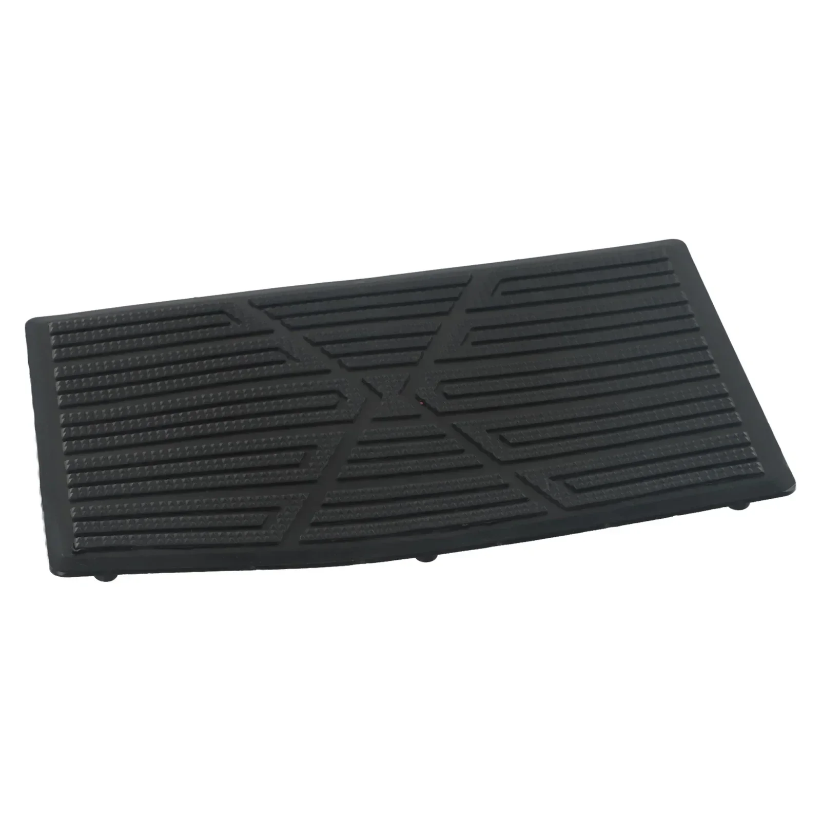 Custom Fit, All Weather Protection with Black PVC Car Carpet Plate Floor Pad Heel Foot Mat Pedal Patch Cover Easy to Install