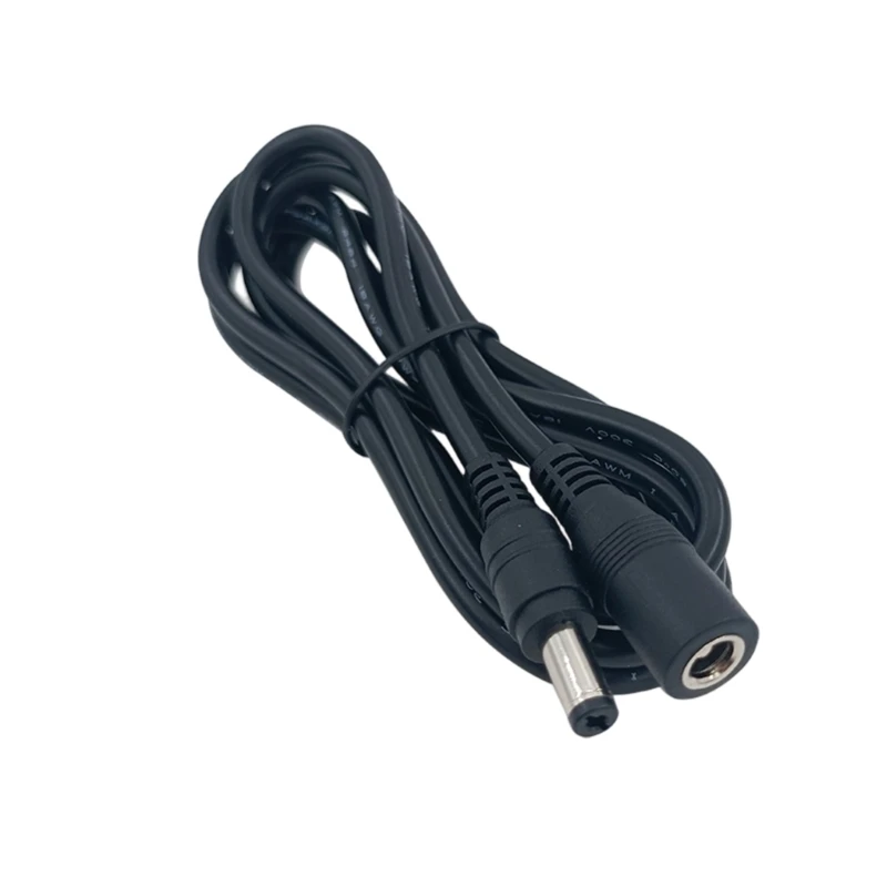  Flexible DC5521 Power Extension Cable 18AWG Copper Conductors 5.0Mm Diameter Wire For Electronics Power Supply Cord