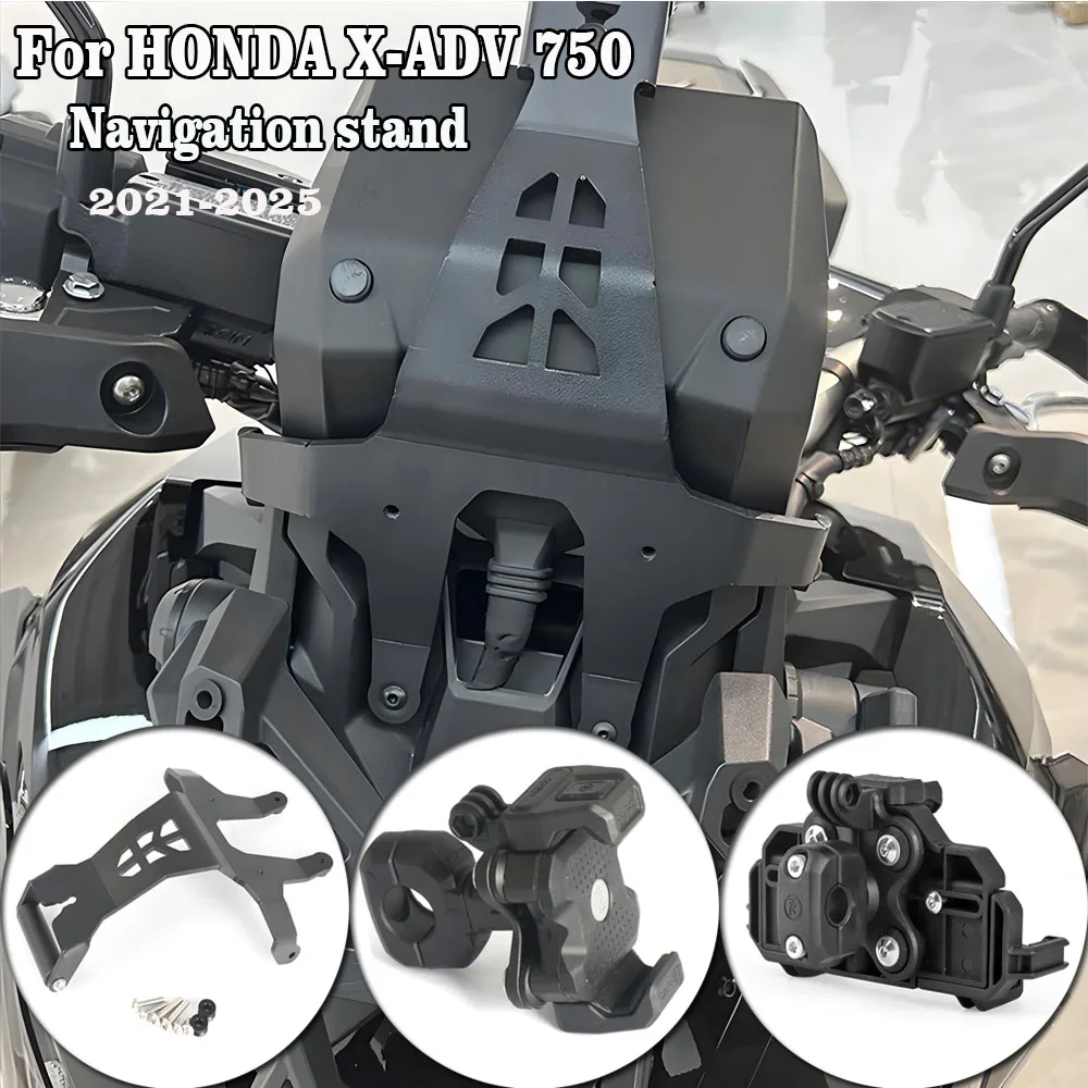 

Для HONDA X-ADV 750 XADV 750 2021 2022 2023-2025 мотоциклетный навигационный кронштейн, подставка-держатель для телефона, мобильный телефон, GPS-пластина, поддержка