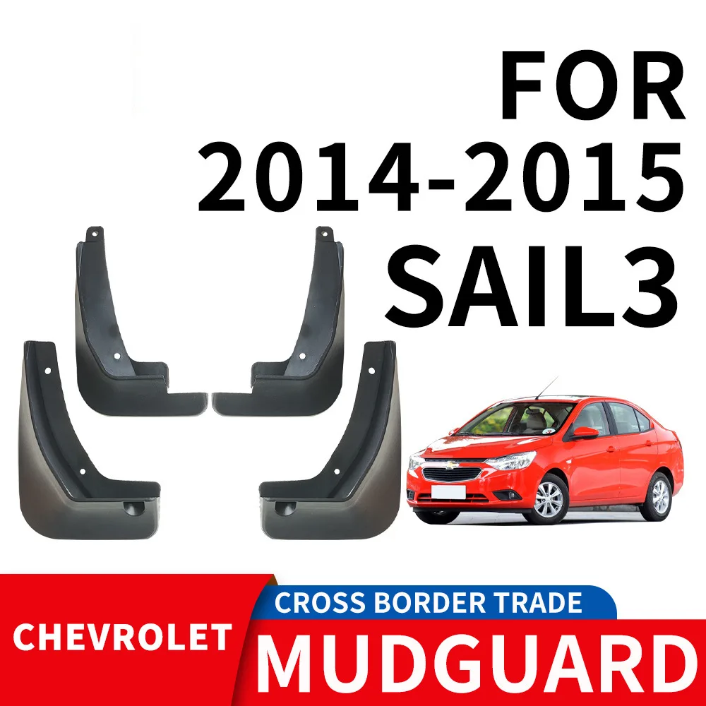 

For 14-15 CHEVROLET SAIL3 Mudflaps Front Rear Flares Splash Guards Cover Car Accessoie