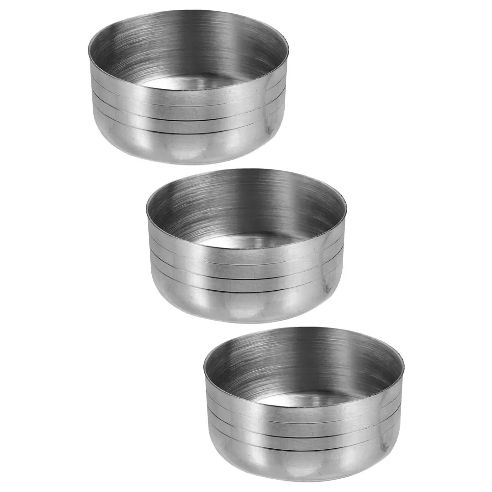 

3pcs Stainless Steel Shaker Lids Replacement Caps For Cocktails Milk Shakes Leakproof Bar Accessories 350Ml