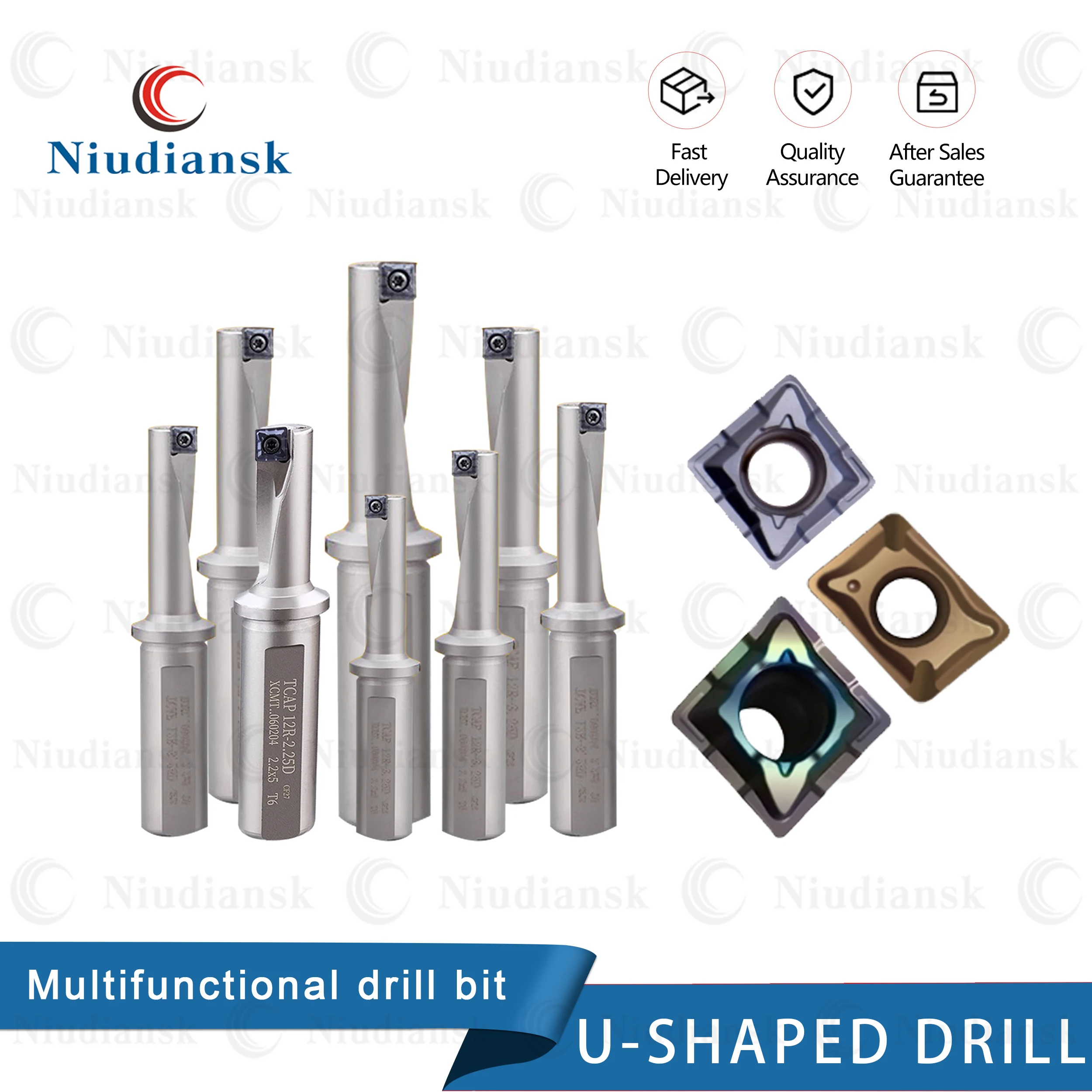 TCAP Lathe Multi-purpose Violent Fast Drill Bit Single Blade Multifunctional Small Diameter U Drill For QCMT/XCMT Carbide Insert