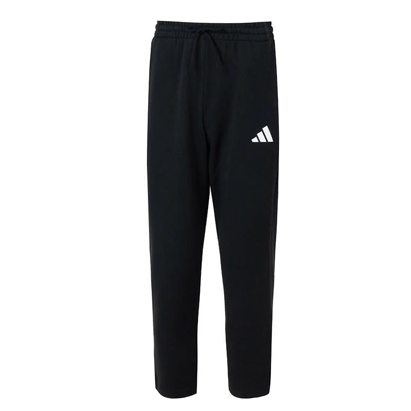 Adidas Herren-Sporthose, Baumwollstrick, Freizeithose, Fitness-Training, Jogginghose, Heimhose mit geradem Bein, Jz2149