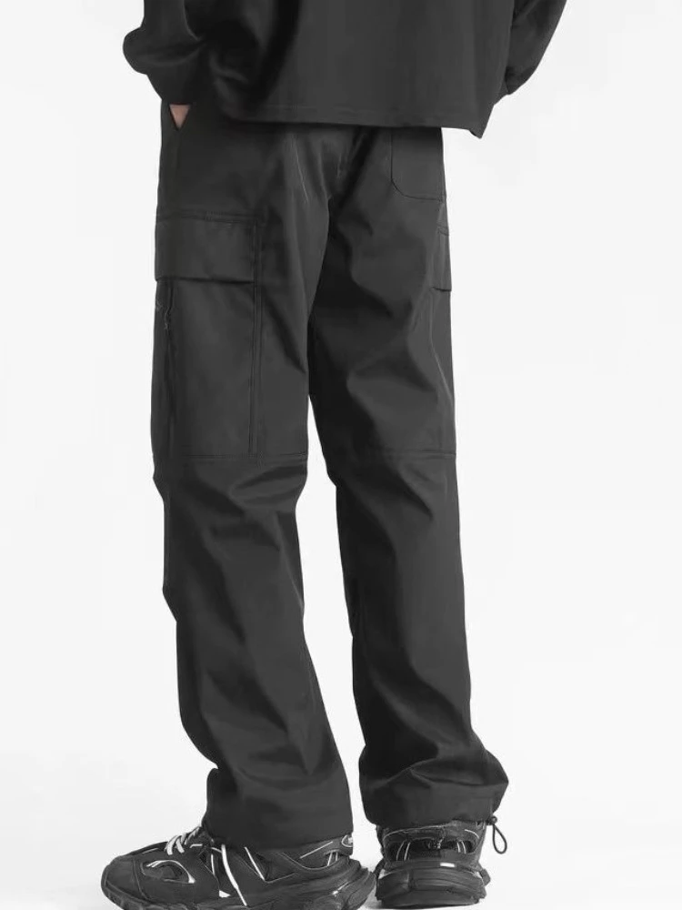 

Spring Summer Straight Trousers Man Joggers Plain Street Cheap Y2k Vintage High Quality Harajuku Regular Fit Cargo Pants for Men