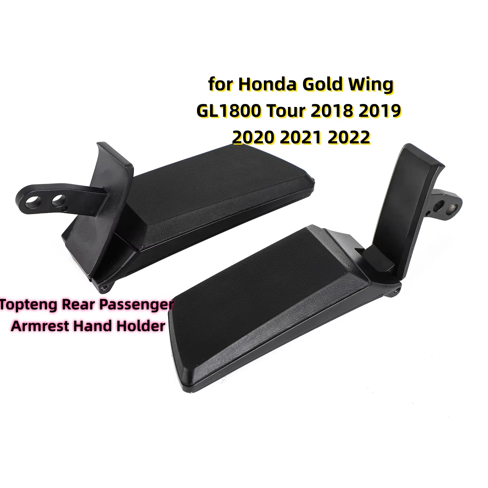 

Topteng Rear Passenger Armrest Hand Holder Compatible with Honda Gold Wing GL1800 Tour (2018-2022)