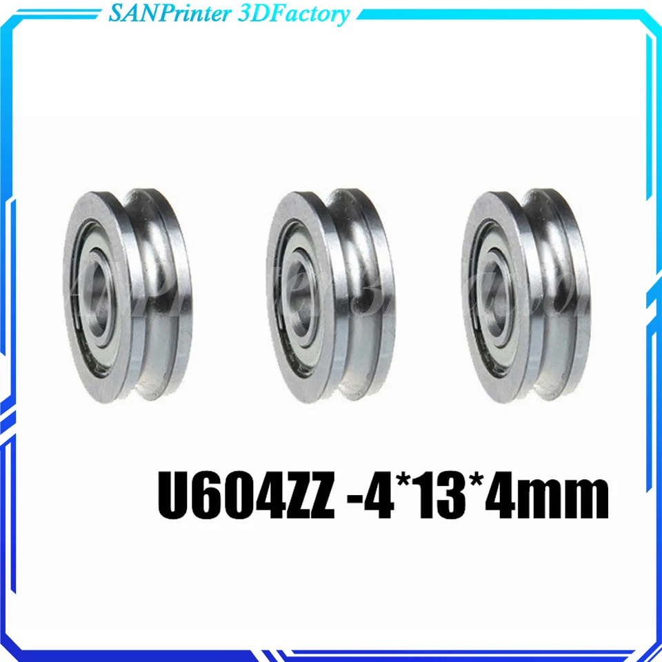 Wholesale 3D printer accessories bearing U-groove pulley bearing guide wheel extruder dedicated 604UU