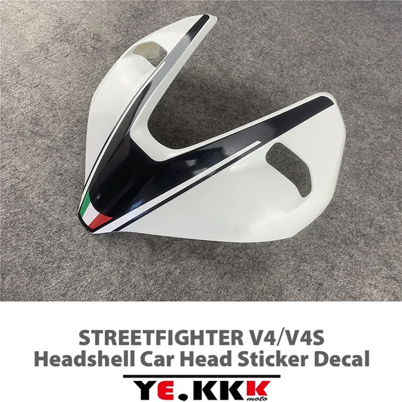 

For Ducati STREEETFIGHTER V4/v4S Street Fighter Headshell Car Head Sticker Decal Tricolor Decal Original Car Custom Replica