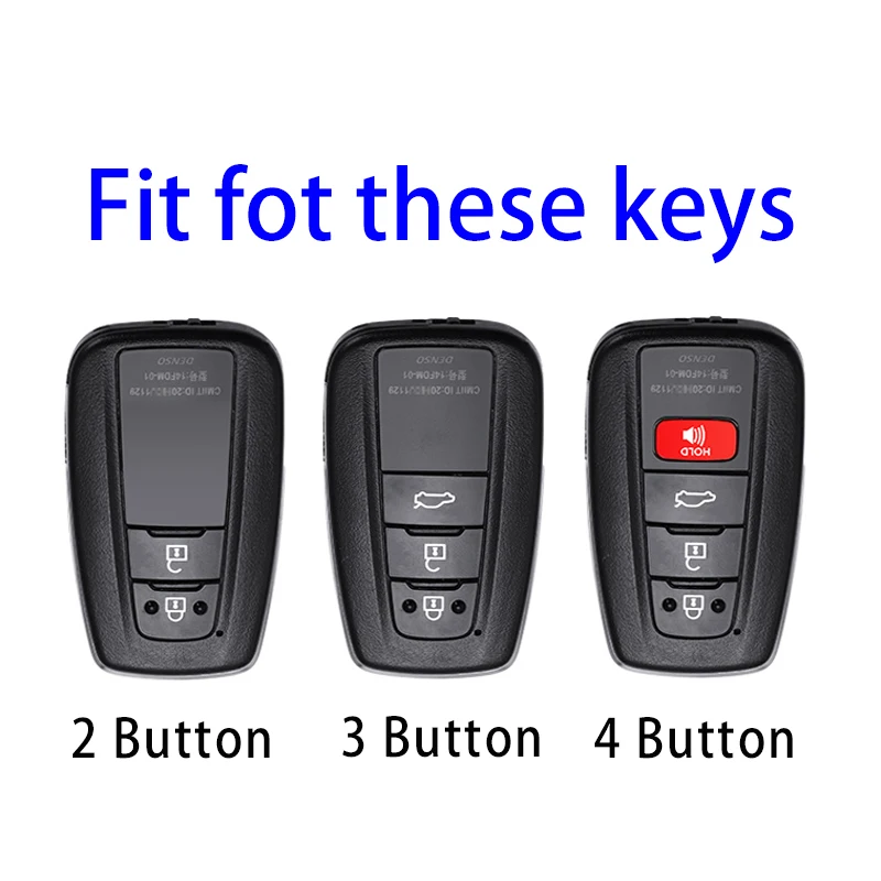 NEW Soft TPU Car Key Case Full Cover Shell For Toyota Prius Camry Corolla CHR C-HR RAV4 Land Cruiser Prado Keychain Accessories