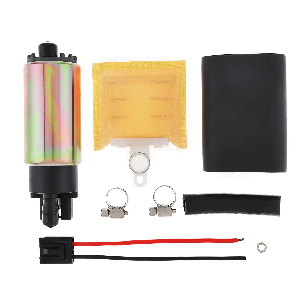 255LPH 12V Auto High Flow Electric Fuel Pump with Filter Installation Tool for Toyota/Suzuki/Honda/Jeep/KIA/Hyundai/Mitsubishi