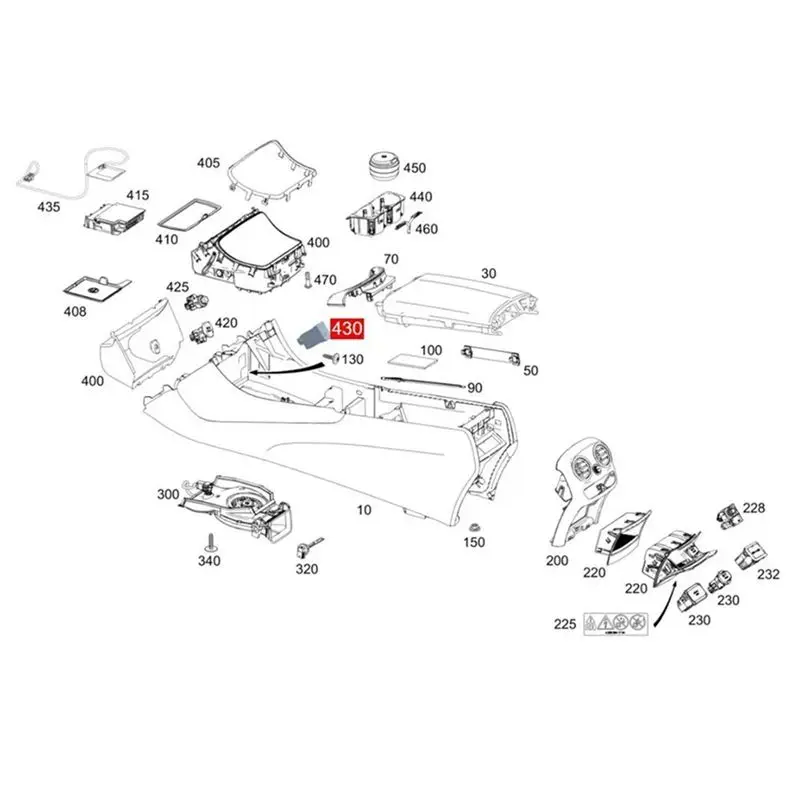 Reliable Car USB Charging Port Module A2478209000 For C118 W177 W247 X253 2019-2023 TYPE-C HUB Multimedia Unit
