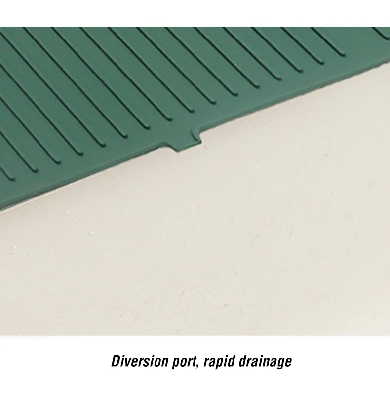 Silikon Drainage Pad Bad Küche Wasserhahn Tropf matte Waschbecken Waschbecken spritzwasser geschützt Abfluss Pad Tisch Wärme isolation schutz – Detail 16