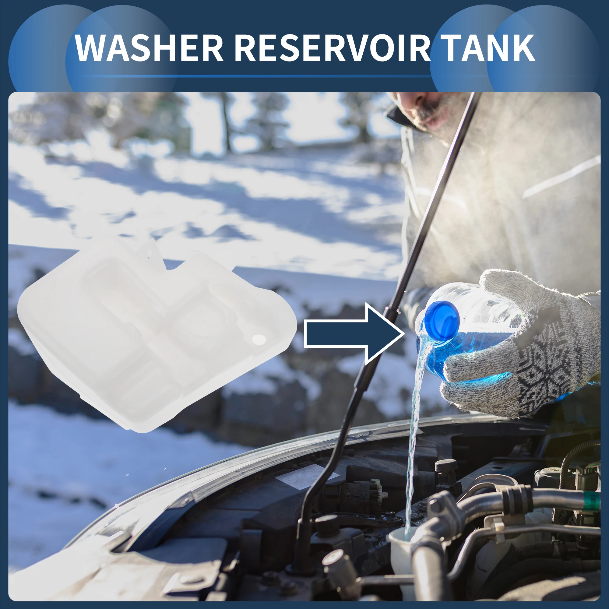 

Бачок омывателя лобового стекла UXCELL No DMB500030 для Land Rover Range Rover Sport 06-09