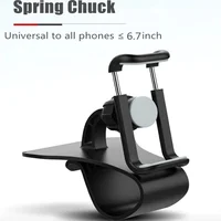 360 Rotatable Car Phone Holder Universal Cell Phone Stands Car Rack Dashboard Support for Auto Grip Mobile Phone Fixed Bracket 6