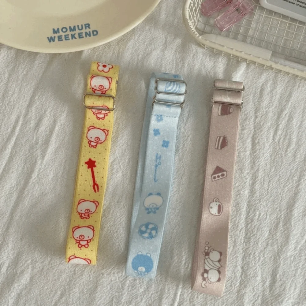 Kawaii Adjustable Notebook Elastic Strap Elastic Cartoon Journal Anti-Bulging Band Binder Strap for A7/M5/A5 Planner Notebook view 5