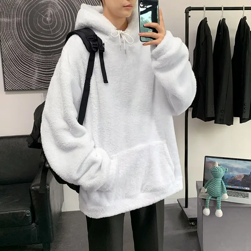 ​Heavy Fleece Men's Sweatshirt 2025 Autumn Winter Design All-Match Warm Coat​