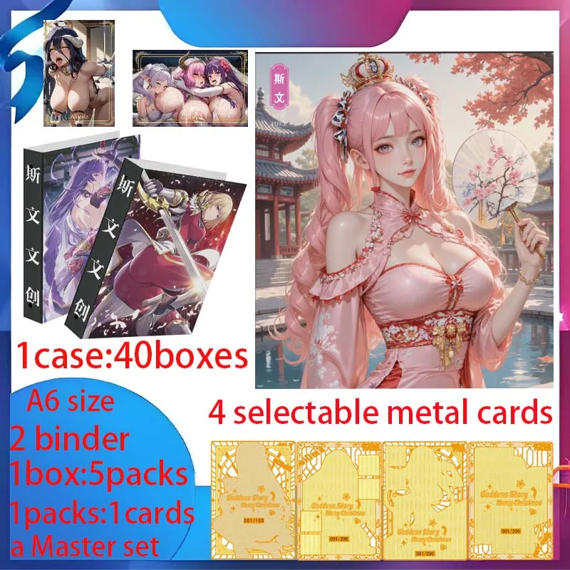 

2025 Newest A6 Size Siwen Culture Wave 2 Nude Goddess Card Board Waifu Trading Playing Doujin Toys Artboard Gift