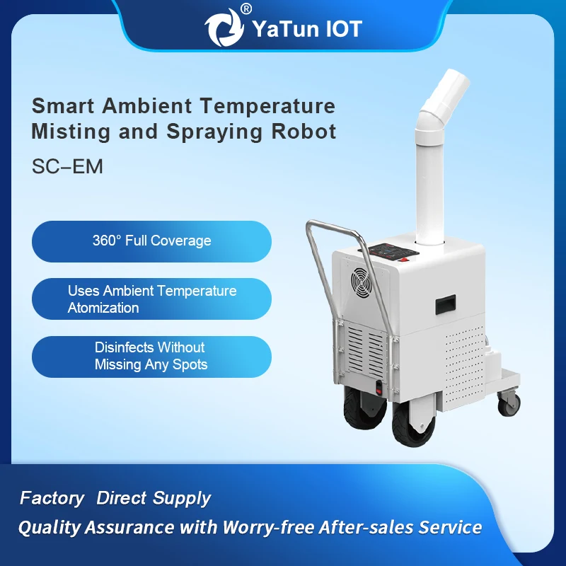Agricultural Automatic Fumigation and Dosing Robots Are Used in Greenhouses and Farm Breeding