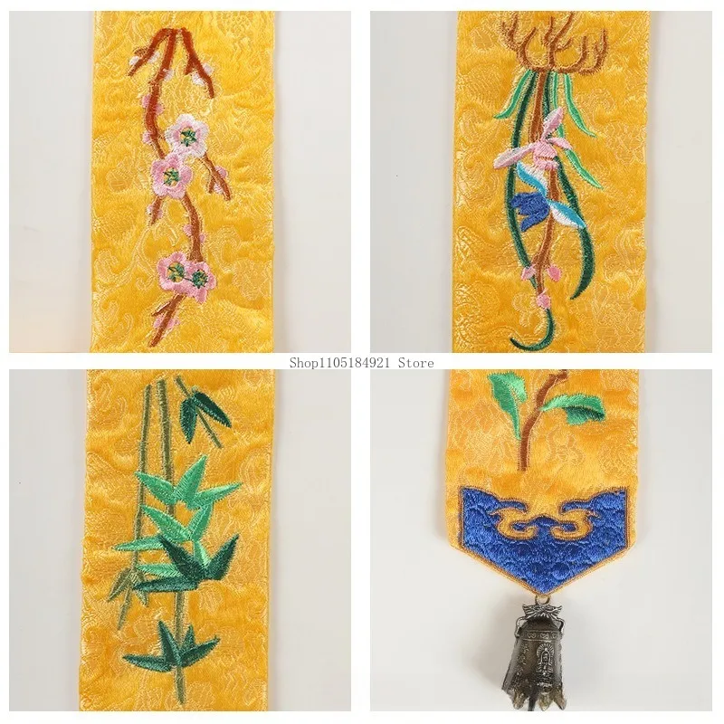 2.5m Top Grade Jacquard Buddha Flag Hanging Banner Religious Decoration Home Buddhist Hall Longmen Table Surrounding Sail Crafts - view 3