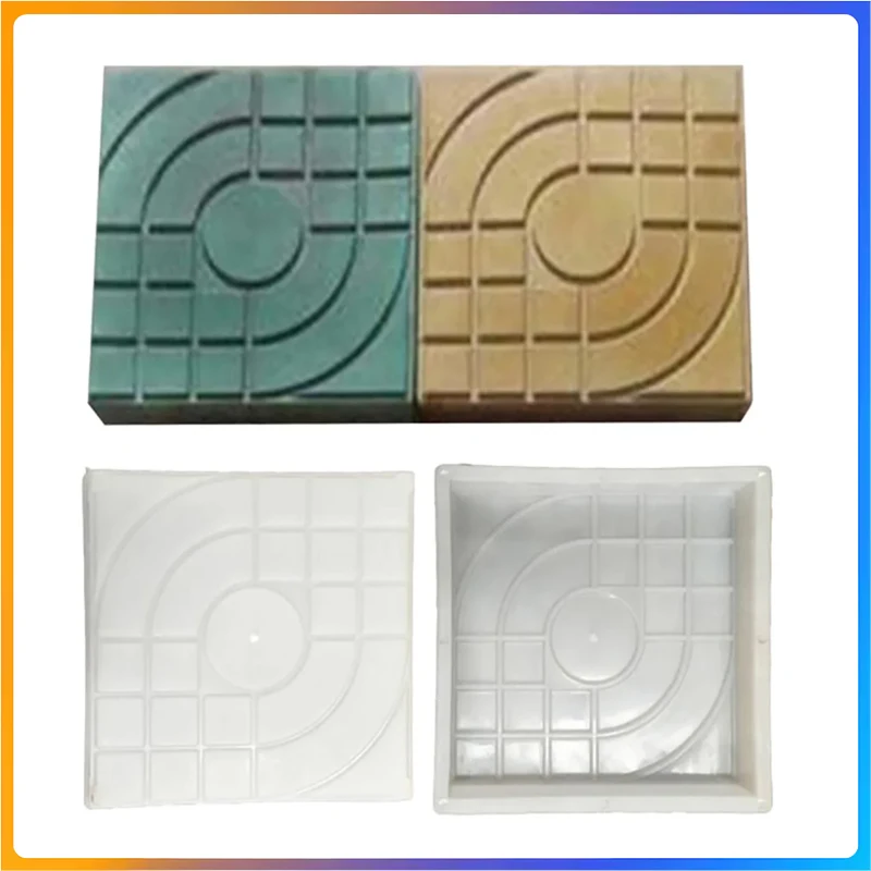 Plastic Paving Mold Making Diy Paving Mould Home Garden Floor Road Concrete Stepping Home Garden Decorative Accessories 2025