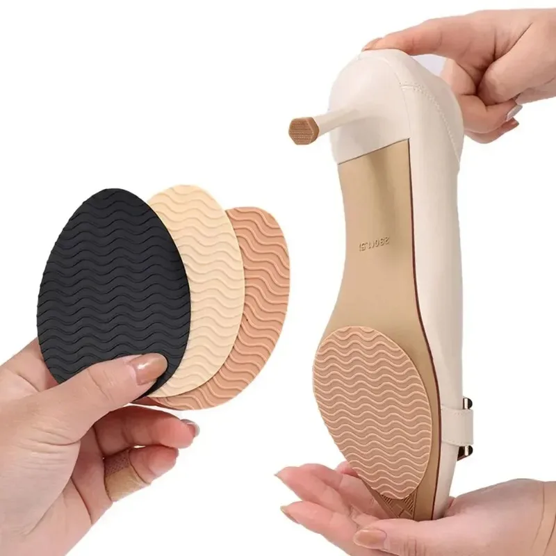 Self Adhesive Rubber Sole Repair Stickers Non Slip Heel Outsole Protector Anti Scratch High Heel Guard Pads