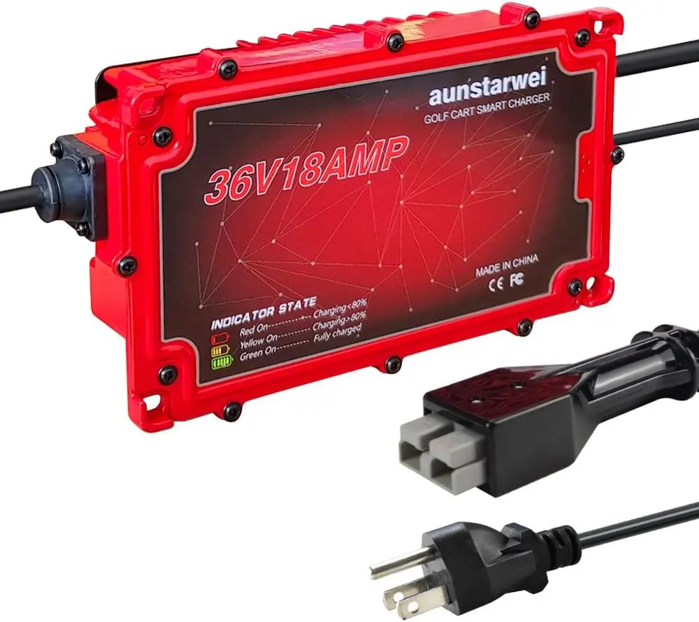 

Зарядное устройство 36 В, 18 А SB50 для Ez-Go EZgo TXT Marathon 83-94 с разъемом Anderson SB-50, водонепроницаемость IP67