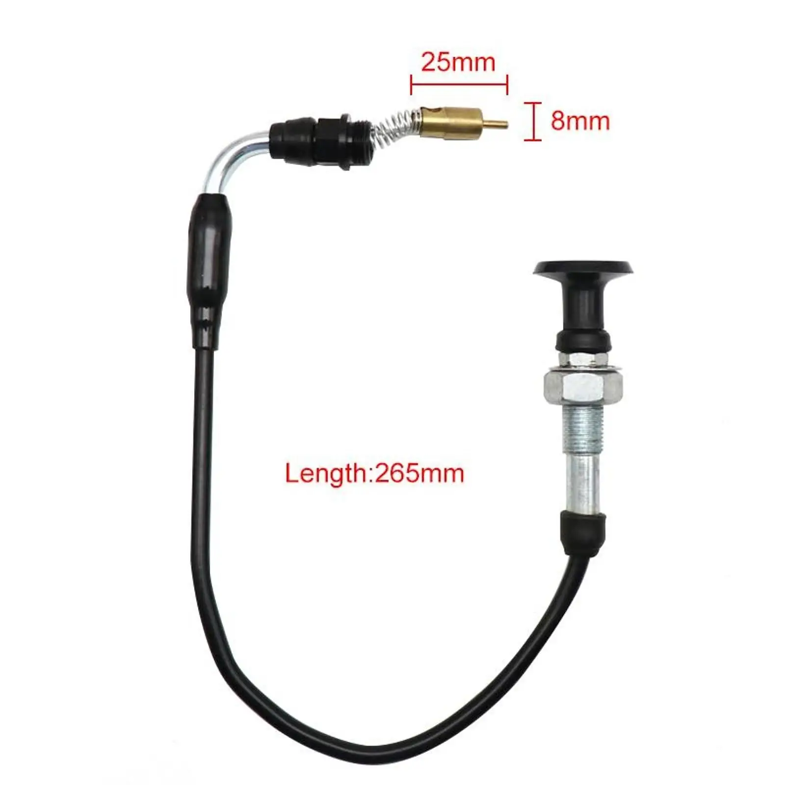 Carburetor Choke Cable Direct Fit Stainless Steel Motorcycle Carburetor Adapter for CV40 XL883 XL1200