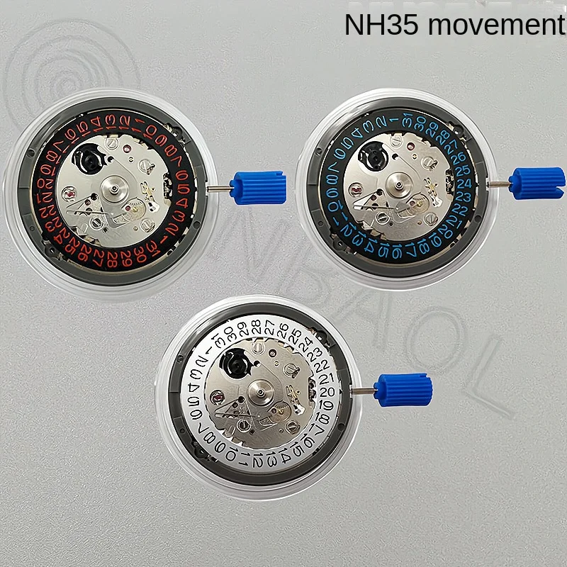 NH35Mechanical Movement Japan Original Brand New NH35AFully Automatic Mechanical Movement NH35Colorful Movement