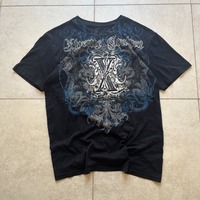 Retro Xtreme Couture Short Sleeves Men Streetwear Graphic Print Oversized Casual Urban Fashion Cotton T Shirt