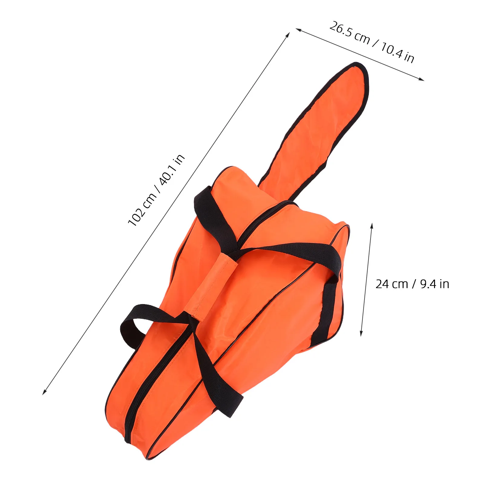 2Pcs Chainsaw Protection Cover Heavy Duty Oxford Cloth Tool Storage Bag for 20 Inch Chainsaw Large Capacity Portable Carry Case
