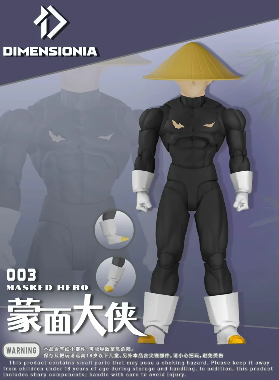 Dimensionia & KT Masked Hero Son Gohan Figuren Great Saiyaman Actionfigur Bodykit mit Haar Kopfskulptur Zubehör Modell Spielzeug – Detail 1
