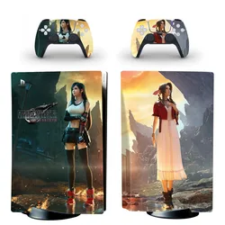 Game Final Fantasy 7 Rebirth PS5 Standard Disc Skin Sticker Decal Cover for Console & Controllers PS5 Disk Skin Sticker Vinyl