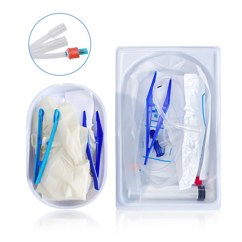 Medical Disposable EO Urethral Catheterization Kit Latex/Silicone Catheter
