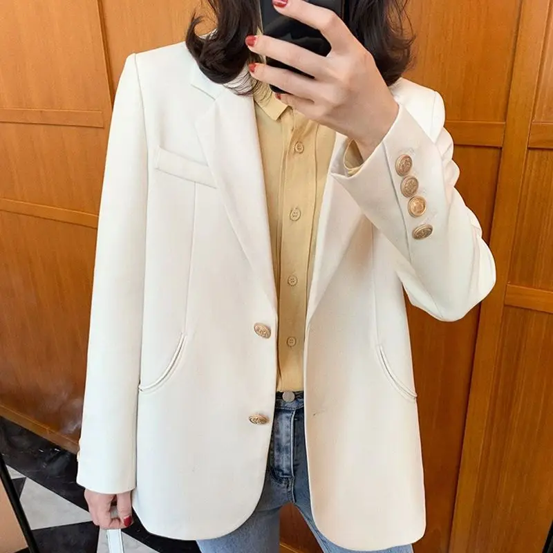 

Женский весенне-осенний кардиган с отложным воротником, однотонные карманы на пуговицах, повседневная рубашка с длинными рукавами, пальто, офисные женские топы