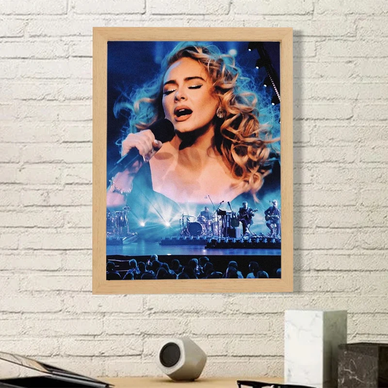 Hot Album Decorative Paintings Famous Singer Pop Music Adele Wall Decoration for Home Decorations for the Room Poster Canvas