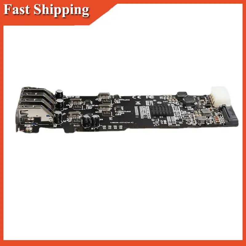 Эффективная 4-портовая карта USB3.0 PCI Express USB 3.0 Адаптер карты расширения PCI-E Карта PCI Express для настольного компьютера