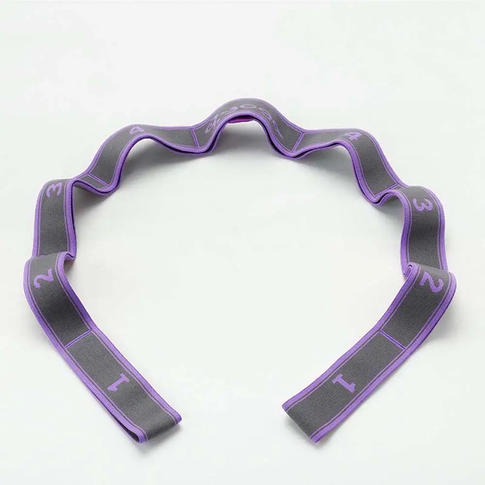 Training Sports Multi Loops Strap Exercise Elastic Resistance Tension Band Pilates Yoga Belt Stretch Rope