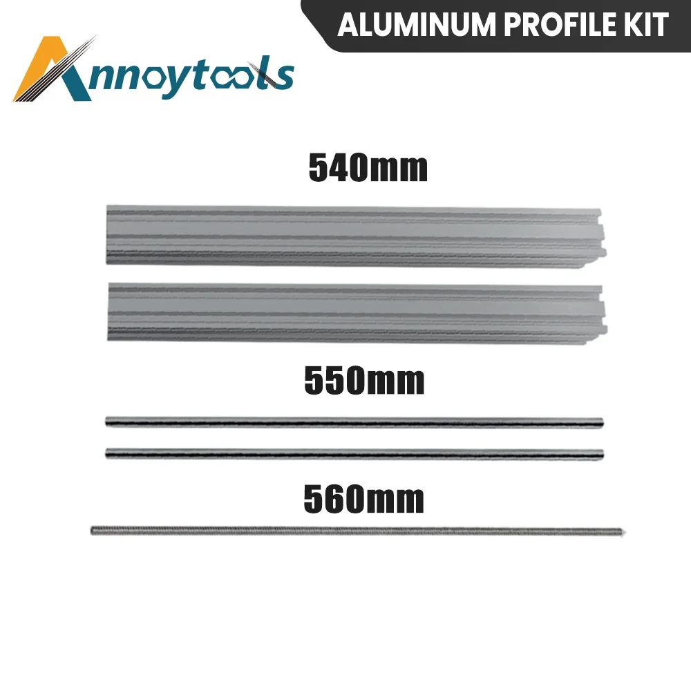 Kit de actualización 3018, 3018 a 3040, Kit de riel de extensión de Y-AXIS, eje óptico de 12mm, plataforma de aluminio 15180