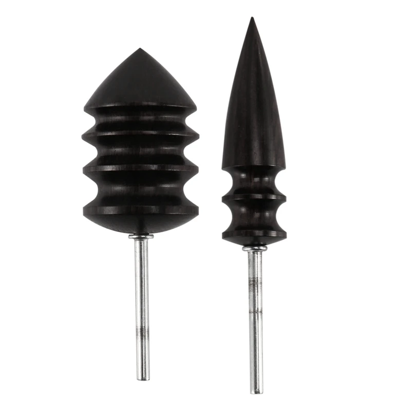 Pointed Tip Narra Leather Burnisher Leather Slicker Tool Drill Sets-1/8Inch (3Mm) Shank For Dremel Rotary Tools (2Pcs)