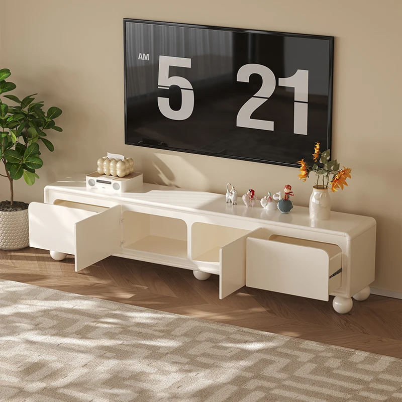 

Luxury White Tv Stands Living Room Mobile Modern Display Drawers Wood Designer Tv Table Universal Archivadores Trendy Furniture